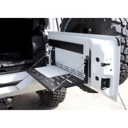 Tavolino richiudibile Tefaflex MP con tagliere per portellone posteriore per Wrangler JK - Immagine 3