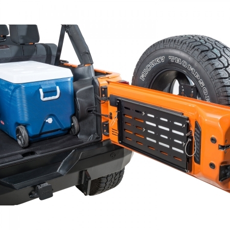 Tavolino richiudibile Tefaflex MP con tagliere per portellone posteriore per Wrangler JK - Immagine 4