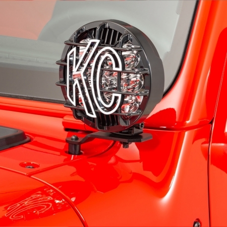 Piastre di supporto Kc HiLiTES per faretti per Jeep Wrangler JL e Gladiator JT - Immagine 2