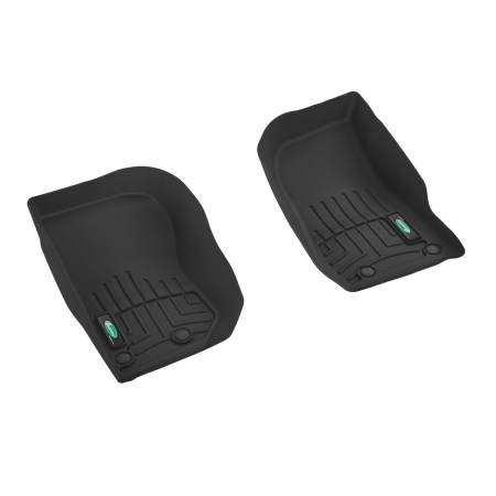 WeatherTech Tappetini Auto Anteriori In Gomma: Protezione Universale Per Ogni Stagione (Nero, Per Lexus GX / Toyota 4Runner 2003-2013)
