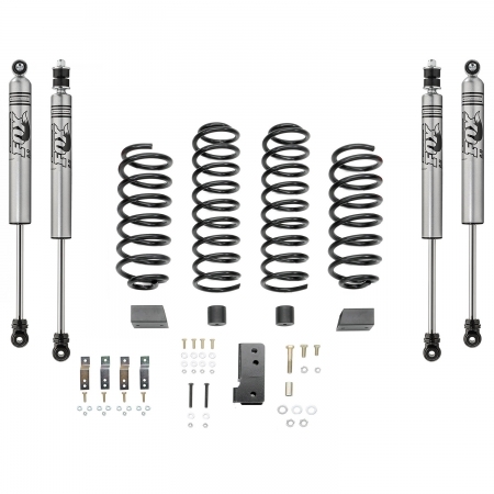 Assetto +2.5" Quadratec con ammortizzatori FOX IFP monotubo Per Jeep Wrangler JKU 4 porte