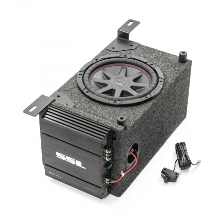 Subwoofer posteriore custom Quadratec con Kicker Comp 10 CVR da 10 per Jeep Wrangler YJ