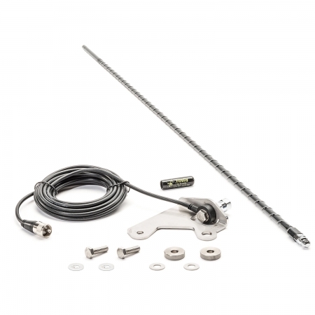 Supporto antenna CB e antenna da 48 Quadratec per Jeep Wrangler JK