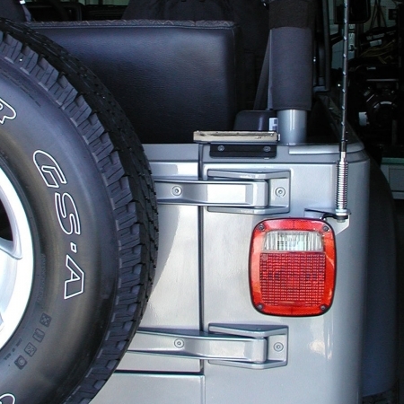 Supporto antenna CB Quadratec in acciaio inossidabile per Jeep Wrangler JK - Immagine 5