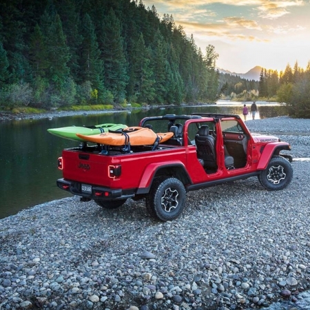Mopar Trail Rail Cargo Management System per Jeep Gladiator JT