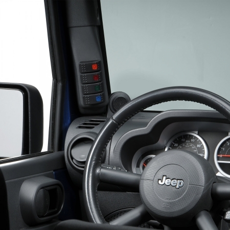 Kit pulsantiera supplementare Rugged Ridge per Jeep Wrangler JK 2011-2018 - Immagine 1