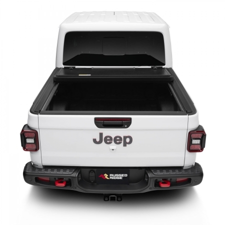 Copri cassone Rugged Ridge Armis pieghevole rigido per Jeep Gladiator JT - Immagine 9