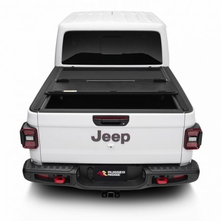 Copri cassone Rugged Ridge Armis pieghevole rigido per Jeep Gladiator JT - Immagine 10