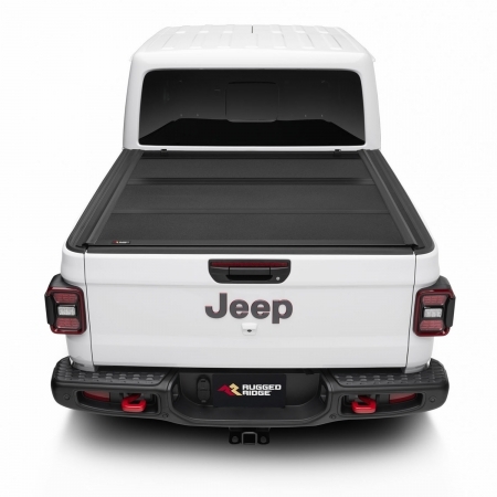 Copri cassone Rugged Ridge Armis pieghevole rigido per Jeep Gladiator JT - Immagine 11