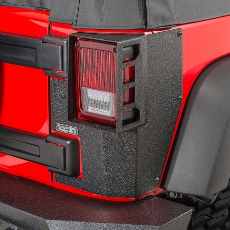 Protezioni angolari posteriori Rugged Ridge per Jeep Wrangler JK 2 porte dal 2007 al 2017