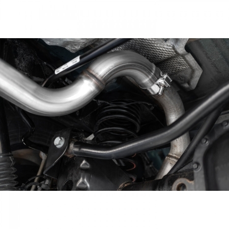 Terminale scarico in inox MBRP High Clearance per Jeep Wrangler JL, JLU e 4xe 3.6L e 2.0L turbo dal 2019 in poi