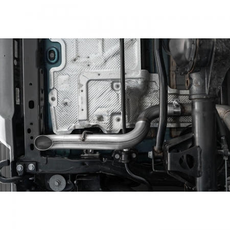 Terminale scarico in inox MBRP High Clearance per Jeep Wrangler JL, JLU e 4xe 3.6L e 2.0L turbo dal 2019 in poi