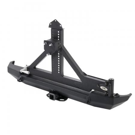 Paraurti posteriore Smittybilt XRC con cancello portaruota per Jeep Wrangler YJ e TJ