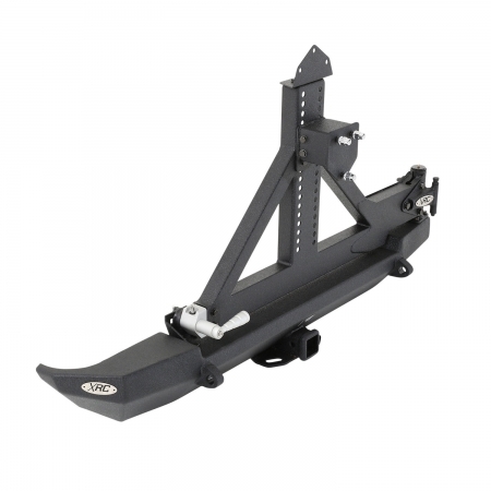 Paraurti posteriore Smittybilt XRC con cancello portaruota per Jeep Wrangler YJ e TJ