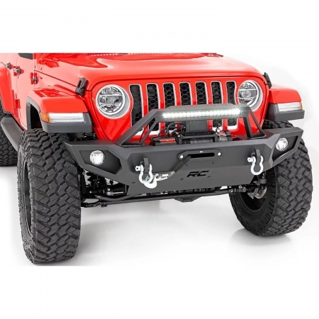 Paraurti anteriore Rough Country Trail Bumper per Jeep Wrangler JK, JL e Gladiator JT dal 2007 in poi