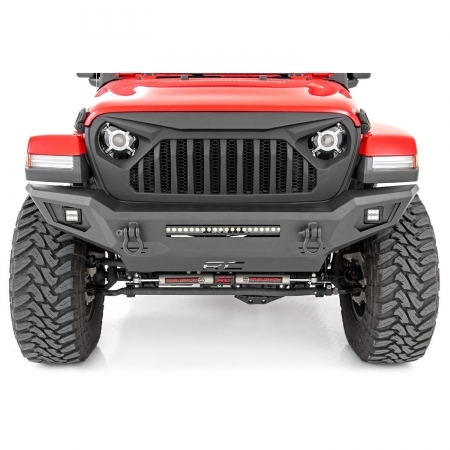 Paraurti anteriore Rough Country per Jeep Wrangler JK, JL e Gladiator JT dal 2007 in poi