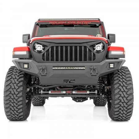Paraurti anteriore Rough Country per Jeep Wrangler JK, JL e Gladiator JT dal 2007 in poi