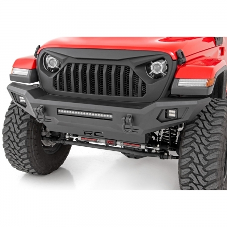 Paraurti anteriore Rough Country per Jeep Wrangler JK, JL e Gladiator JT dal 2007 in poi
