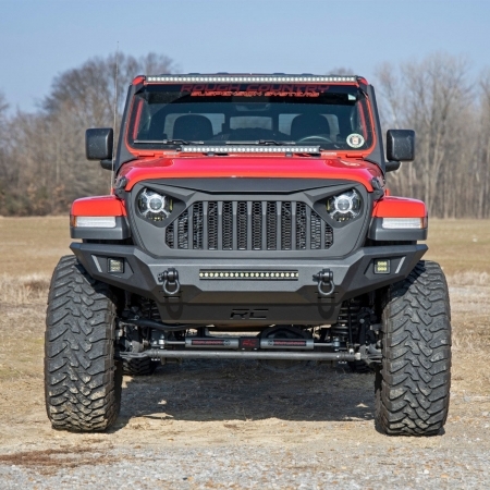 Paraurti anteriore Rough Country per Jeep Wrangler JK, JL e Gladiator JT dal 2007 in poi