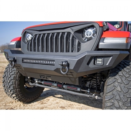 Paraurti anteriore Rough Country per Jeep Wrangler JK, JL e Gladiator JT dal 2007 in poi