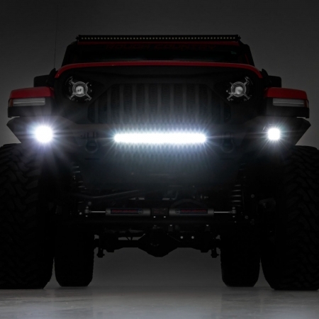 Paraurti anteriore Rough Country per Jeep Wrangler JK, JL e Gladiator JT dal 2007 in poi