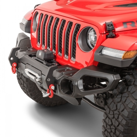 Paraurti anteriore Rugged Ridge Venator largo per Jeep Wrangler JL, JLU e Gladiator JT dal 2019 in poi