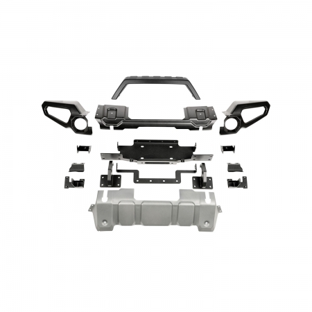 Paraurti anteriore Rugged Ridge Venator largo per Jeep Wrangler JL, JLU e Gladiator JT dal 2019 in poi