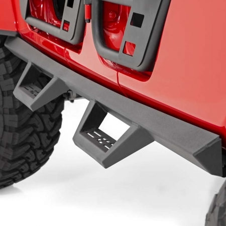 Pedane laterali Rough Country Contoured Drop Step per Jeep Gladiator JT dal 2020 in poi