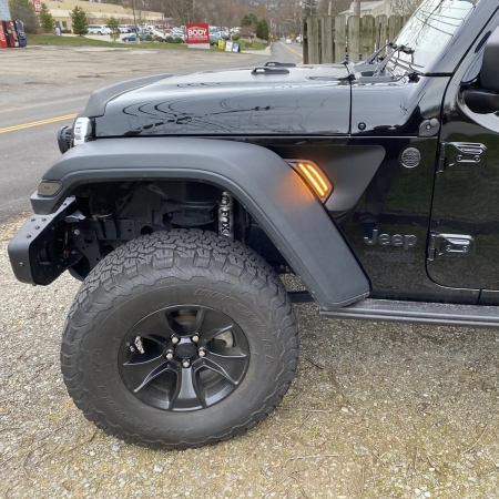 LED presa d'aria parafangoOvertread per Jeep Wrangler JL e Gladiator JT