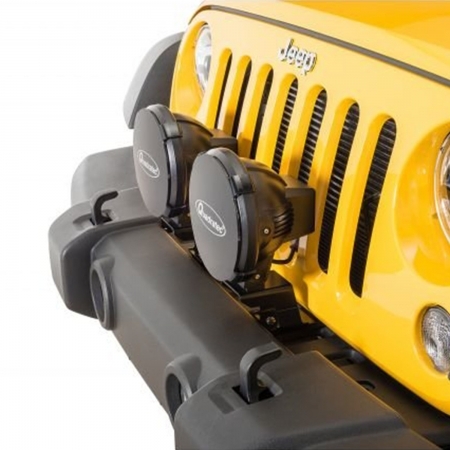 Staffe di montaggio faretti supplementari Quadratec per Jeep Wrangler JK benzina