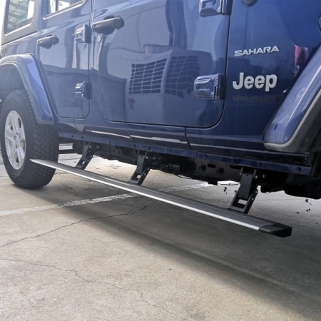 Pedane laterali elettriche OFD per Jeep Wrangler JK 2 porte