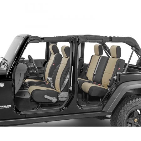 Copri sedili Quadratec Diver Down Neoprene per Jeep Wrangler JKU 4 porte