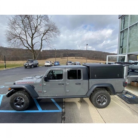 Hard Top in alluminio ALUCAB Explorer 3 nero liscio per Jeep Gladiator JT