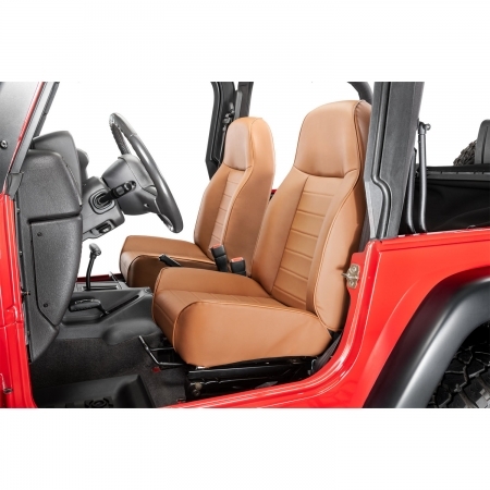 Sedile anteriorie Quadratec Heritage Premium per Jeep CJ e Wrangler YJ e TJ