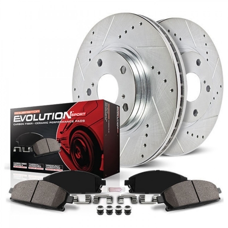 Kit per upgrade dei freni posteriori Power Stop Z23 Evolution Sport per Jeep Wrangler JL, JLU e 4xe dal 2019 in poi