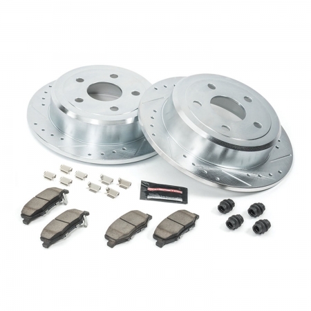 Kit Upgrade freni anteriori e posteriori Power Stop Z36 Extreme Performance per Jeep Wrangler JK - Immagine 1