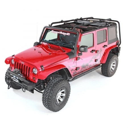 Sherpa Rack Rugged Ridge per Jeep Wrangler JKU 4 porte