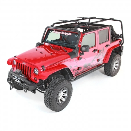 Sherpa Rack Rugged Ridge per Jeep Wrangler JKU 4 porte