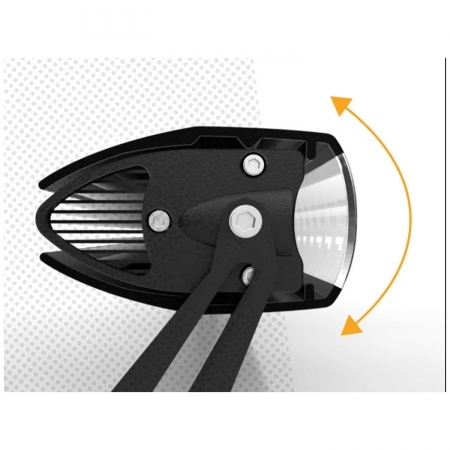 Silenziatore barre LED Aerolidz per barre LED a singola fila fume