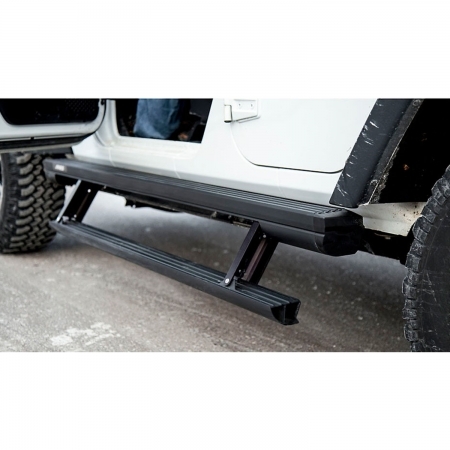Pedane laterali Aries ActionTrac Elettriche per Jeep Wrangler JKU 4 porte - Immagine 4