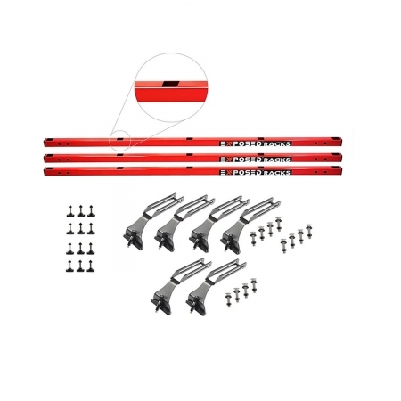 Barre portapacchi Exposed Racks per Jeep Wrangler JL e Gladiator JT