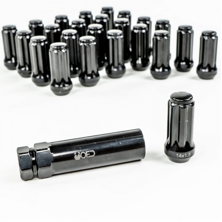 Kit dadi ruota lunghi con chiave di sicurezza OFD per Jeep Wrangler JL, JLU e Gladiator JT dal 2019 in poi