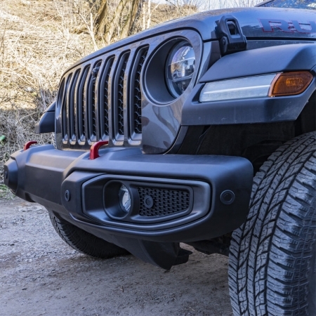 Paraurti anteriore OFD in plastica per Jeep Wrangler JL, JLU, 4xe e Gladiator JT dal 2019 in poi