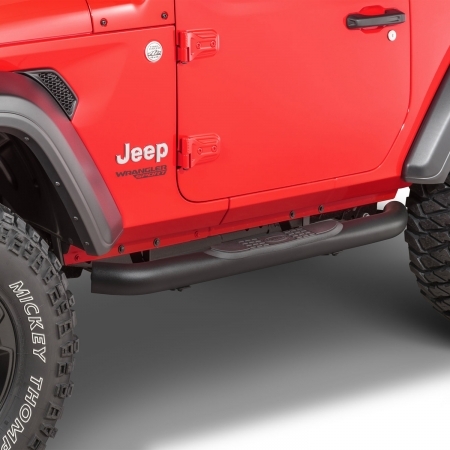 Pedane laterali Quadratec QR3 Ovali per Jeep Wrangler JL 2 porte