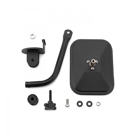 Specchietti Quick Release Quadratec quadrati per Jeep Wrangler JL e GLadiator JT