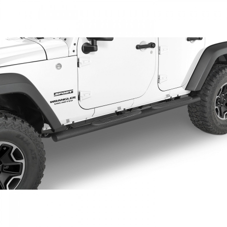 Pedane laterali Quadratec QR4 Ovali per Jeep Wrangler JKU 4 porte