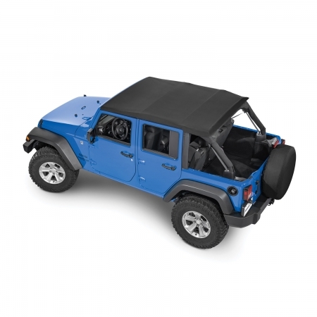 MasterTop SkyMaster® Frameless Fastback Soft Top in MasterTwill per jeep Wrangler JKU 4 porte - Immagine 3