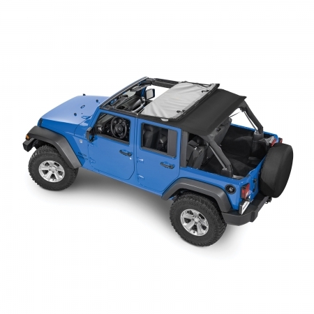 MasterTop SkyMaster® Frameless Fastback Soft Top in MasterTwill per jeep Wrangler JKU 4 porte - Immagine 5