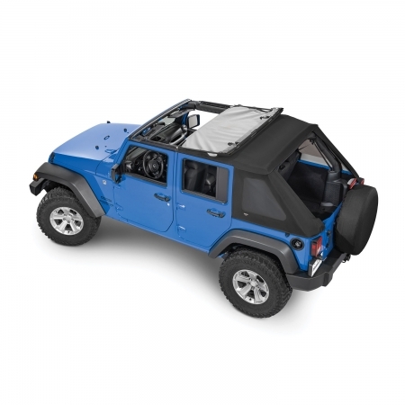 MasterTop SkyMaster® Frameless Fastback Soft Top in MasterTwill per jeep Wrangler JKU 4 porte - Immagine 6