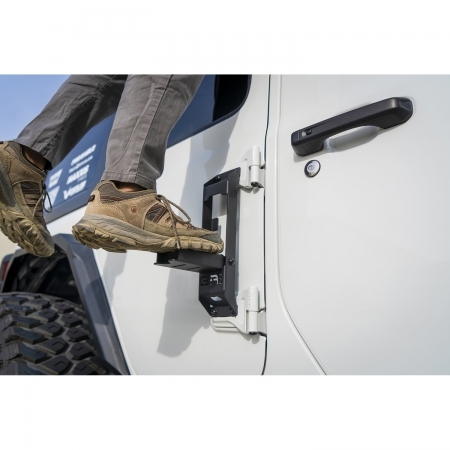 Gradino laterale Body Armor Hinge Step per Jeep Wrangler JK e JL e Gladiator JT dal 2007 in poi